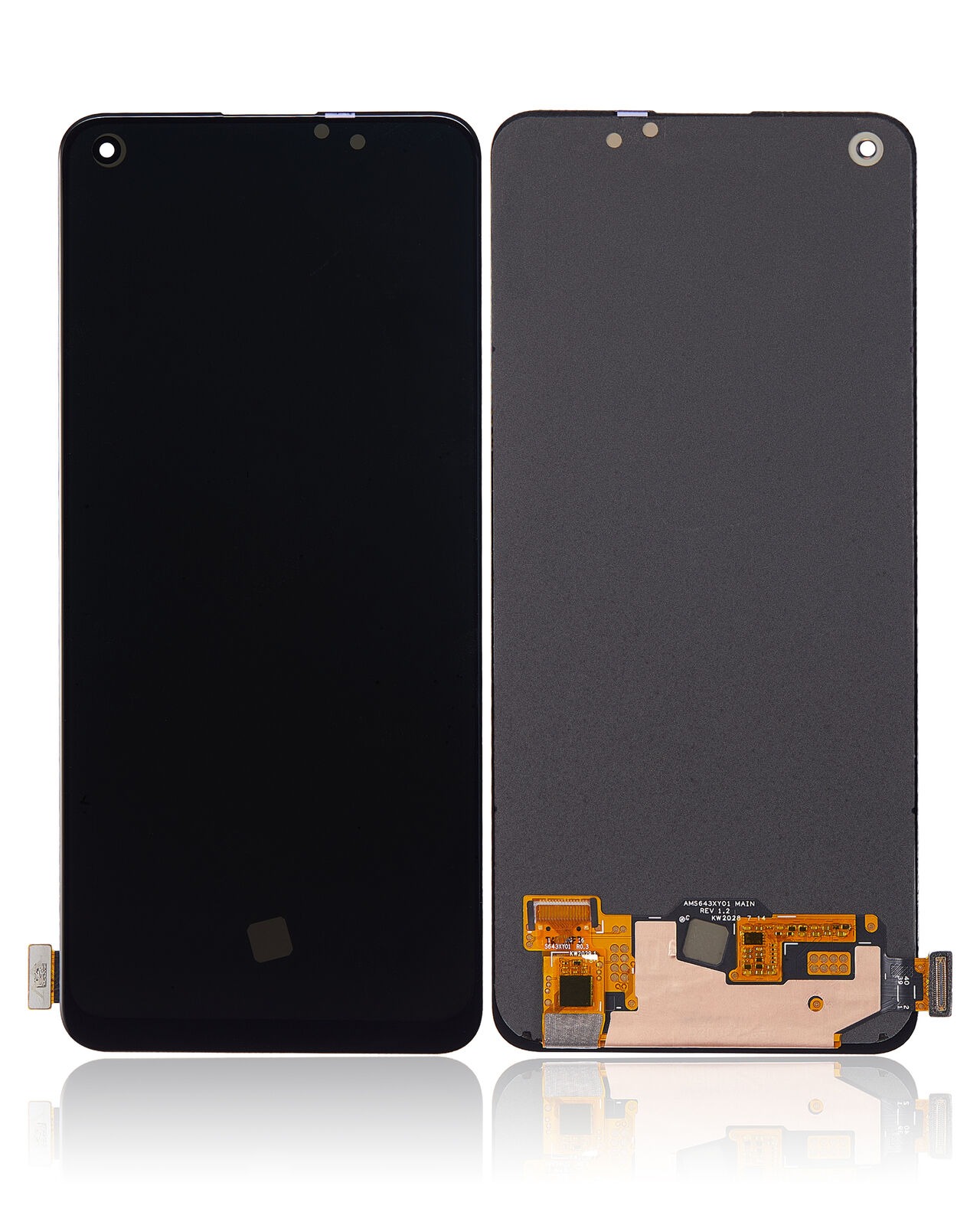 Дисплей Realme 7 Pro black, без рамки, OLED