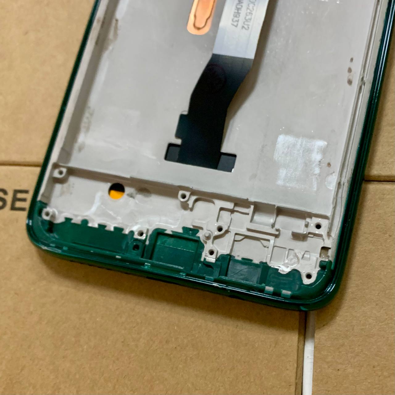 Дисплей Xiaomi Redmi Note 8 Pro green, з рамкою, Original (PRC)