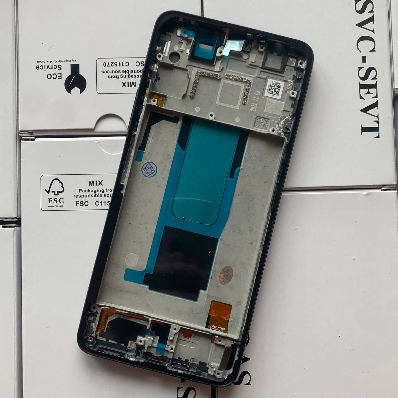 Дисплей Xiaomi Redmi Note 11 Pro Plus 5G black, з рамкою, Hard OLED