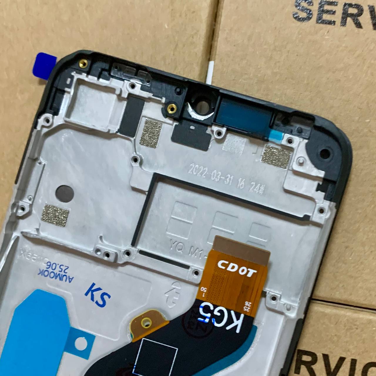 Дисплей Infinix Smart 6 black, с рамкой, Original (PRC)