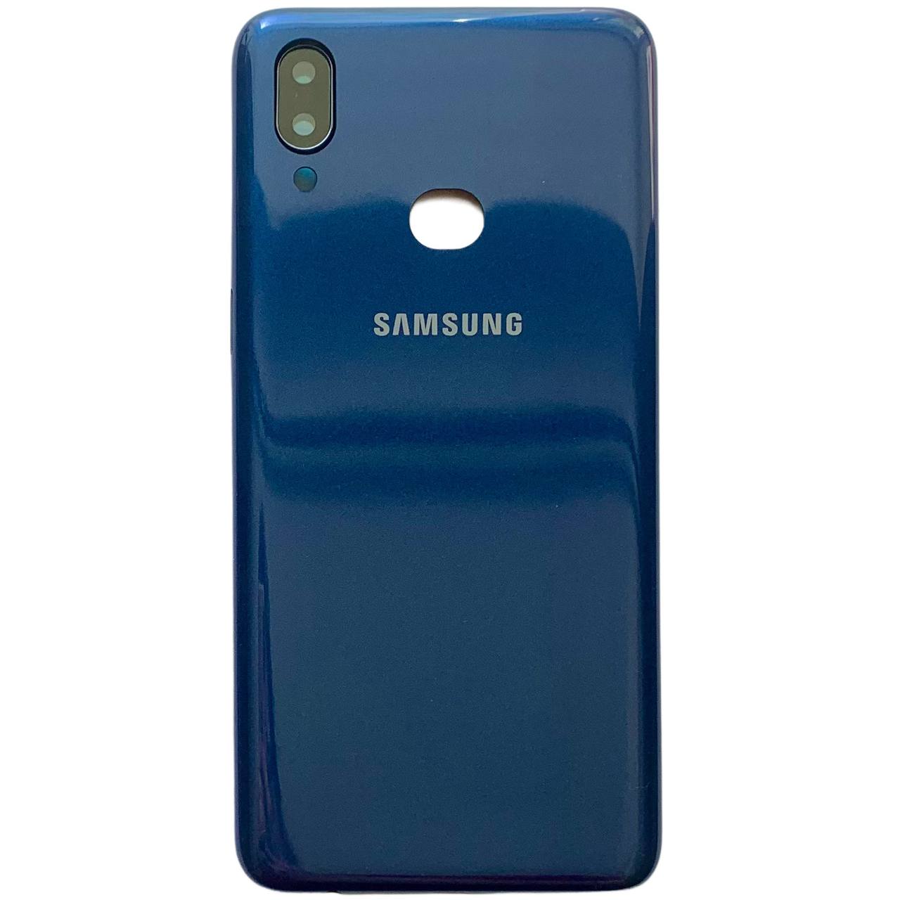 Задняя крышка Samsung A107 Galaxy A10s 2019 blue (со стеклом камеры)