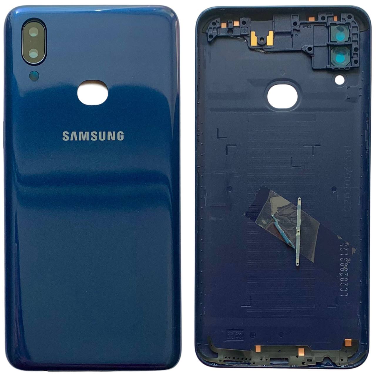 Задняя крышка Samsung A107 Galaxy A10s 2019 blue (со стеклом камеры)