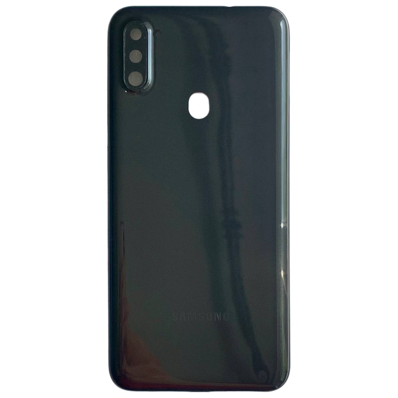 Задняя крышка Samsung A115 | M115 Galaxy A11 | M11 2020 black (со стеклом камеры)