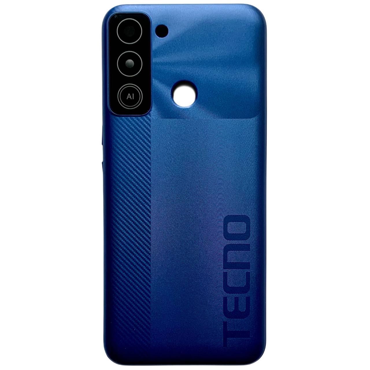 Задня кришка Tecno Pop 5 LTE blue (без скла камери)