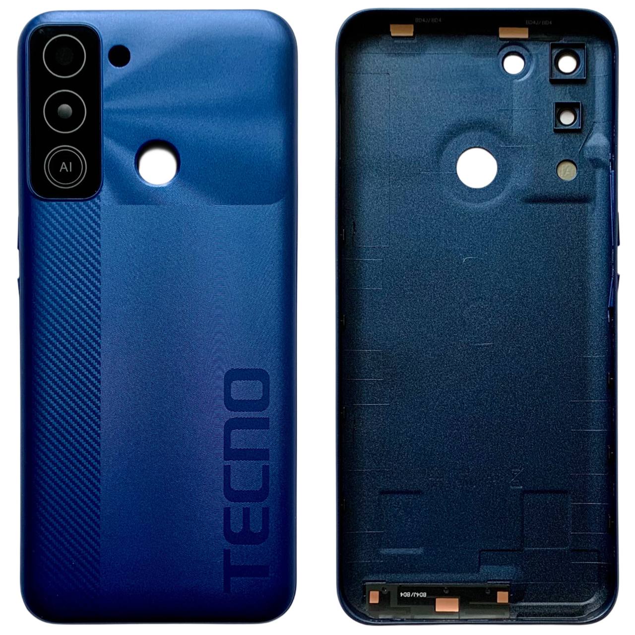Задня кришка Tecno Pop 5 LTE blue (без скла камери)