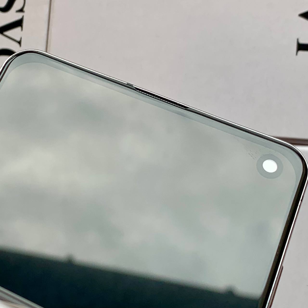 Дисплей Samsung G973 Galaxy S10 black, з рамкою, IPS (Краї дисплею не заокруглені)
