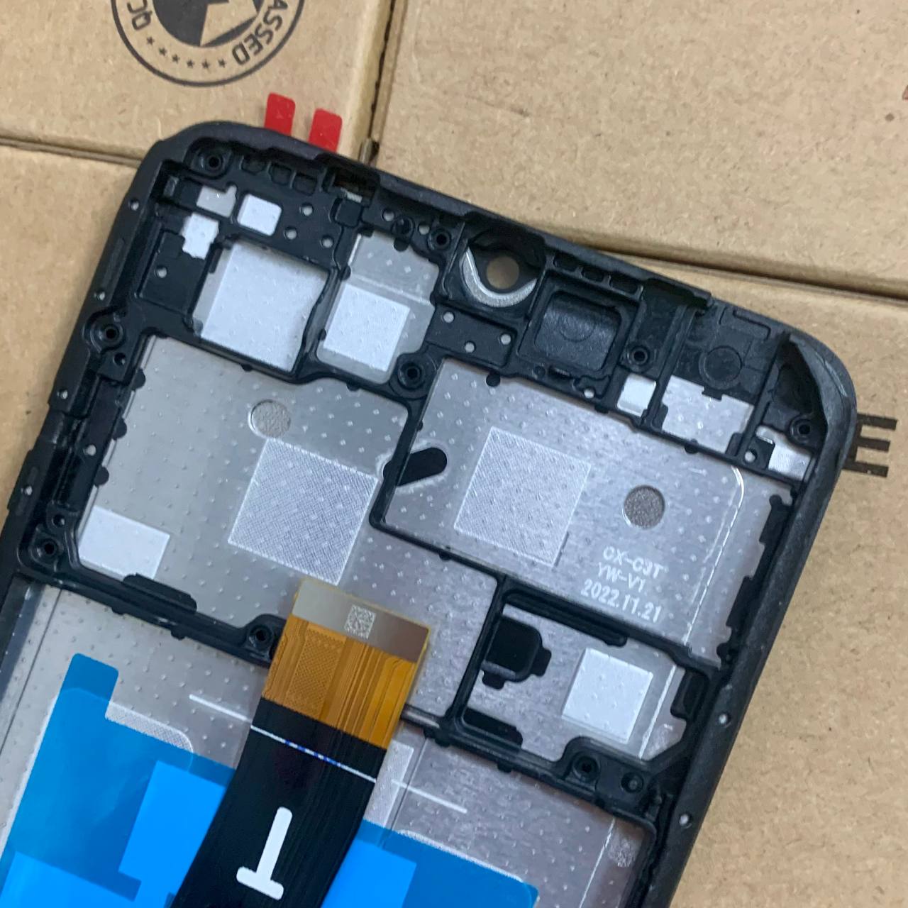 Дисплей Xiaomi Redmi 12C | Redmi 11A | Poco C55 black, з рамкою, Original (PRC)