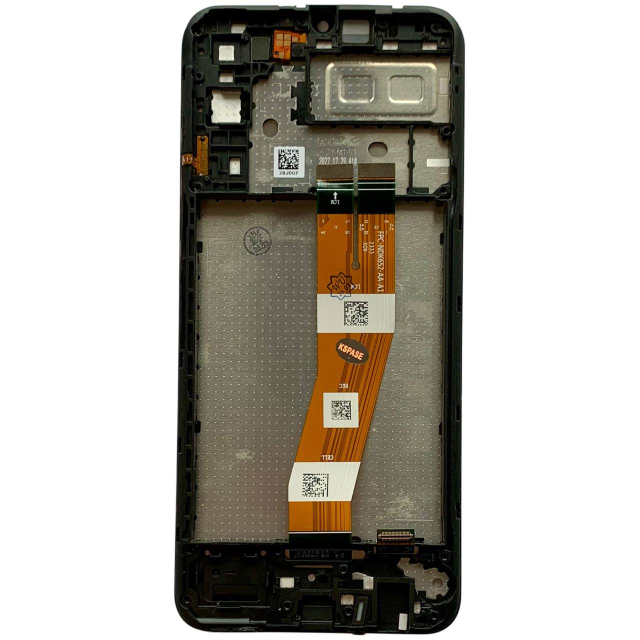 Дисплей Samsung A042 Galaxy A04e 2022 black, з рамкою, INCELL