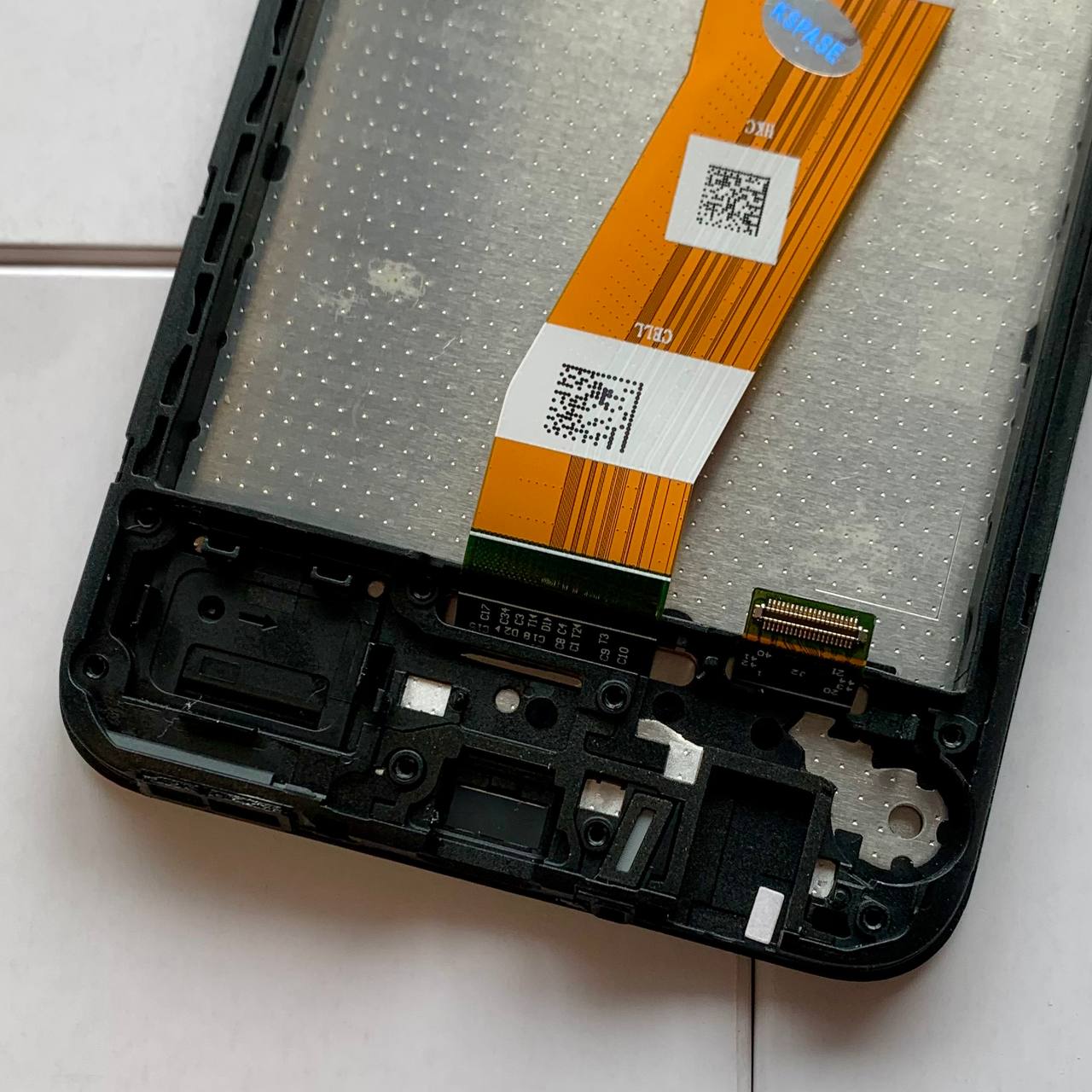 Дисплей Samsung A042 Galaxy A04e 2022 black, з рамкою, INCELL