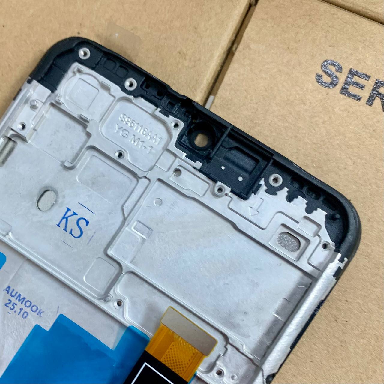 Дисплей Samsung A107 Galaxy A10s 2019 black, с рамкой, INCELL