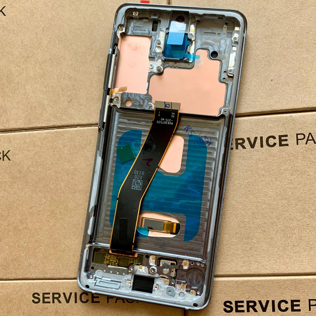 Дисплей Samsung G980 | G981 Galaxy S20 black, з рамкою, OLED