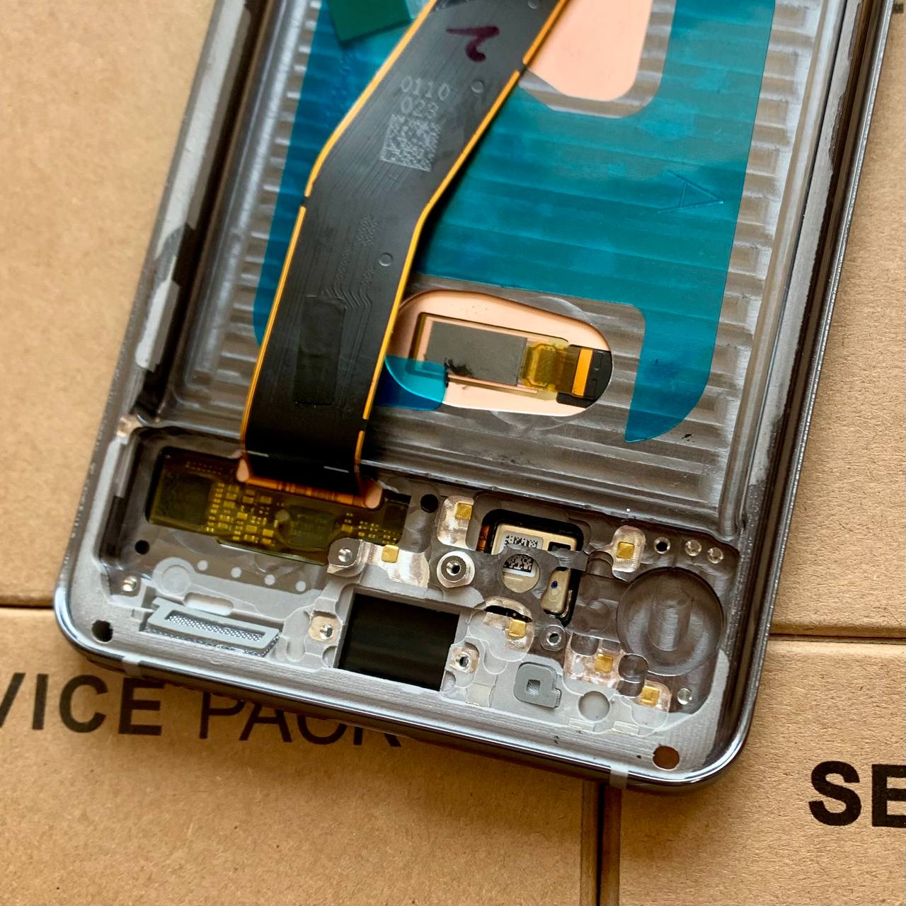 Дисплей Samsung G980 | G981 Galaxy S20 black, з рамкою, OLED