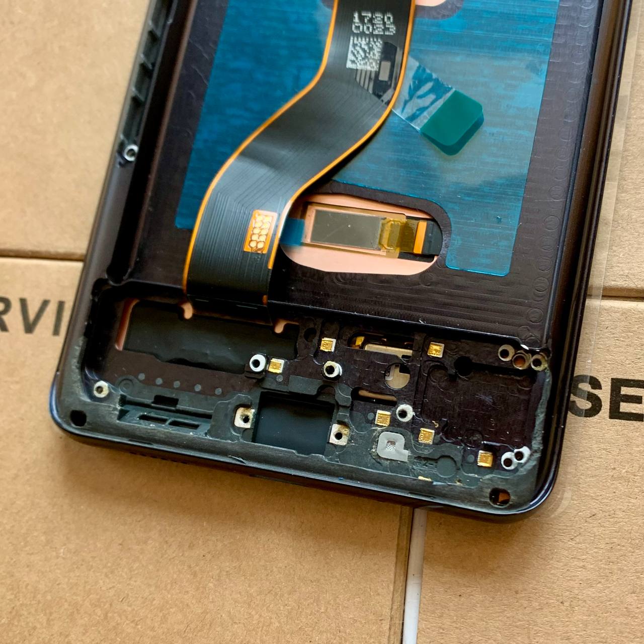 Дисплей Samsung G985 | G986 Galaxy S20 Plus black, з рамкою, OLED