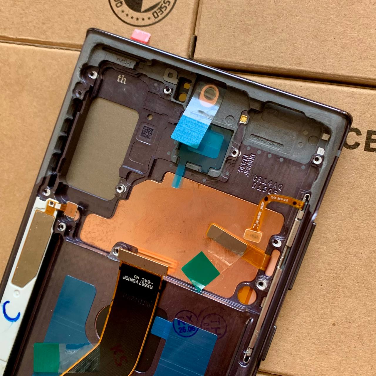 Дисплей Samsung N975 Galaxy Note 10 Plus black, с рамкой, OLED