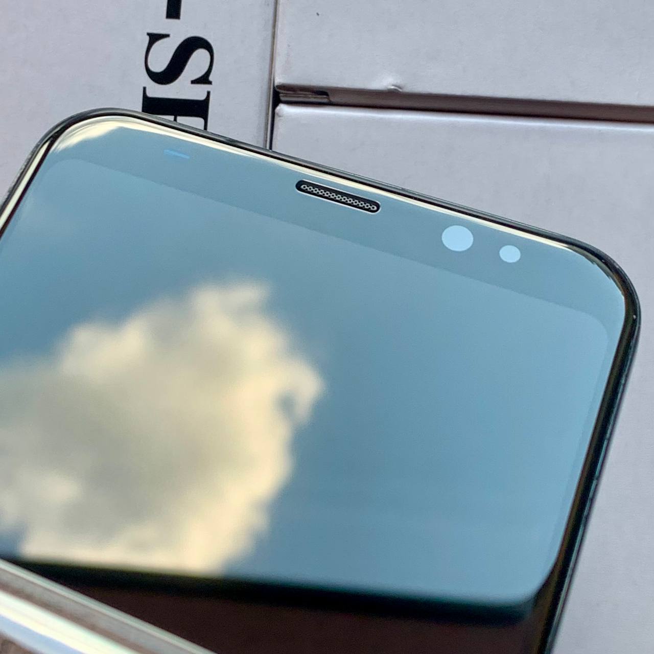 Дисплей Samsung G950 Galaxy S8 black, з рамкою, IPS (Краї дисплею не заокруглені)