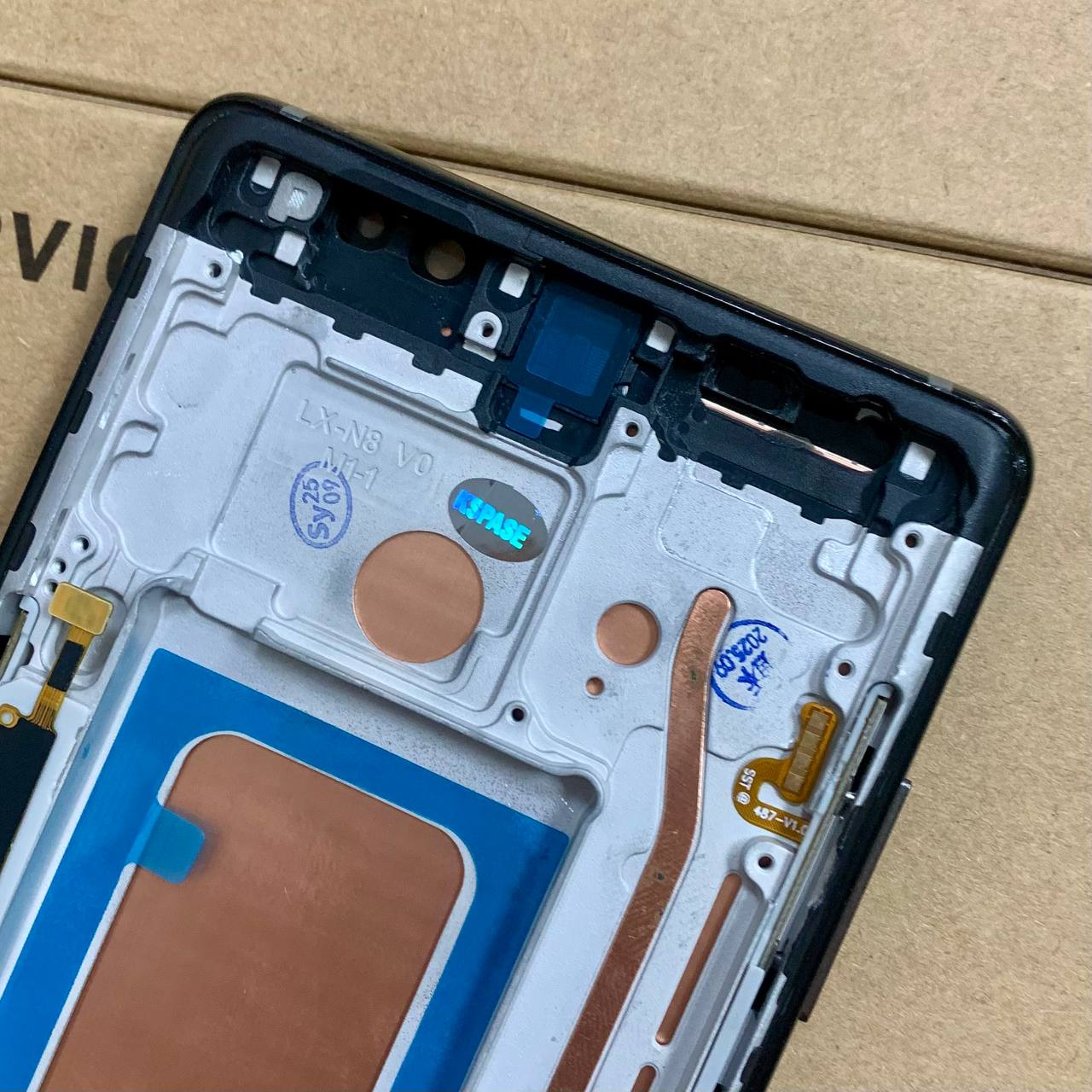 Дисплей Samsung N950 Galaxy Note 8 black, з рамкою, IPS