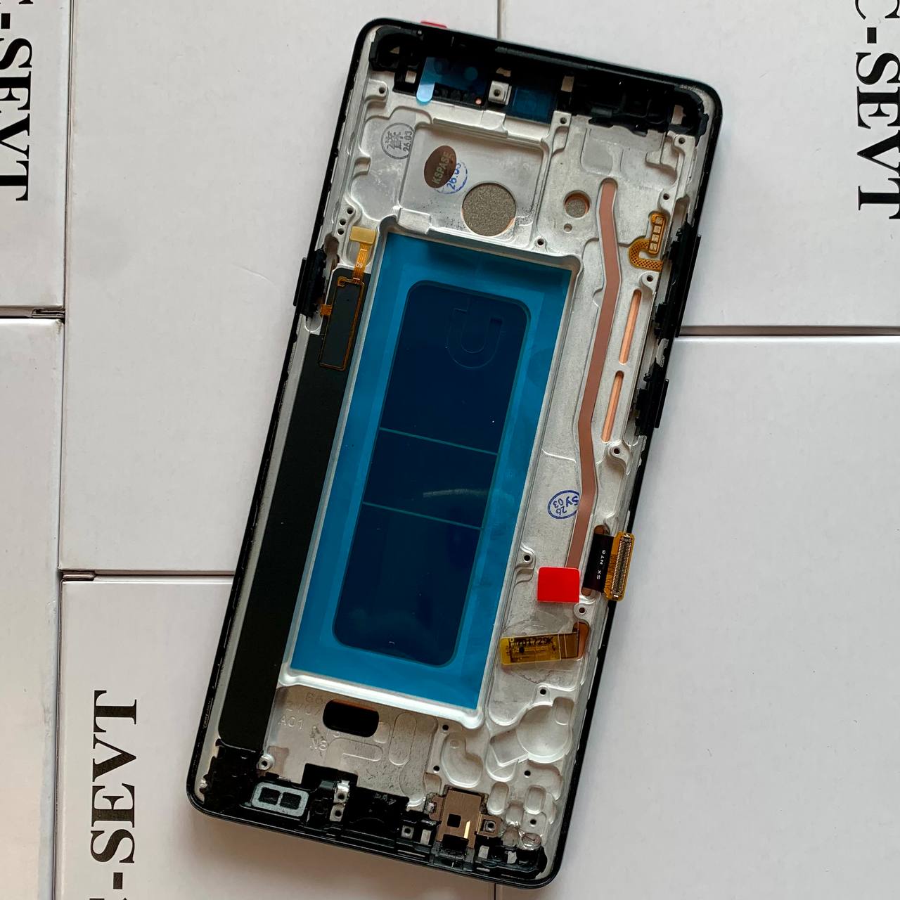 Дисплей Samsung N950 Galaxy Note 8 black, з рамкою, IPS