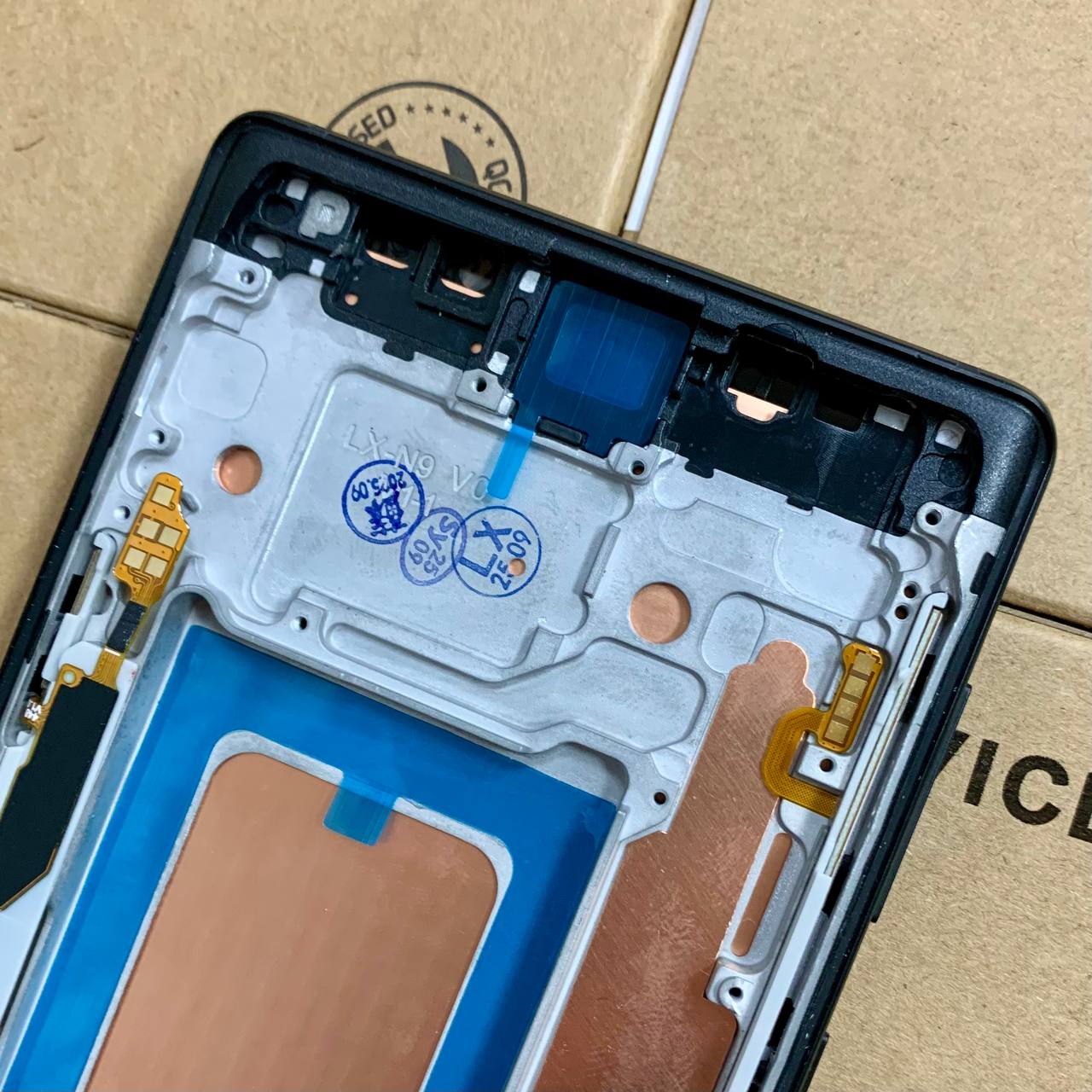 Дисплей Samsung N960 Galaxy Note 9 black, з рамкою, IPS