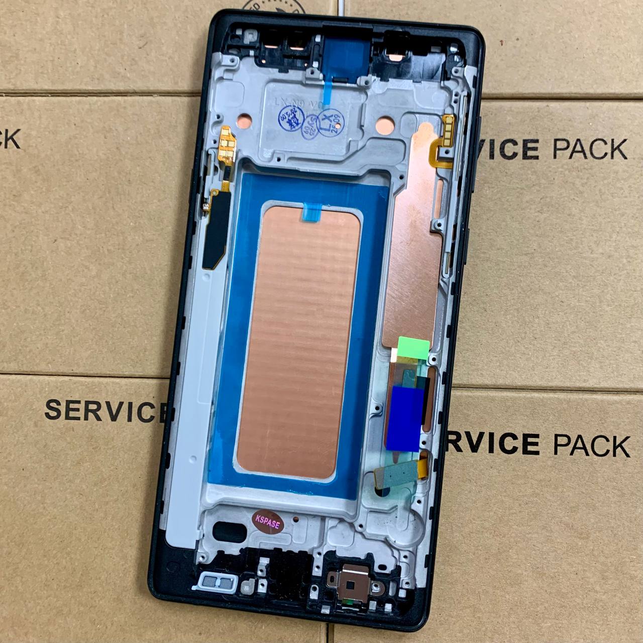 Дисплей Samsung N960 Galaxy Note 9 black, з рамкою, IPS