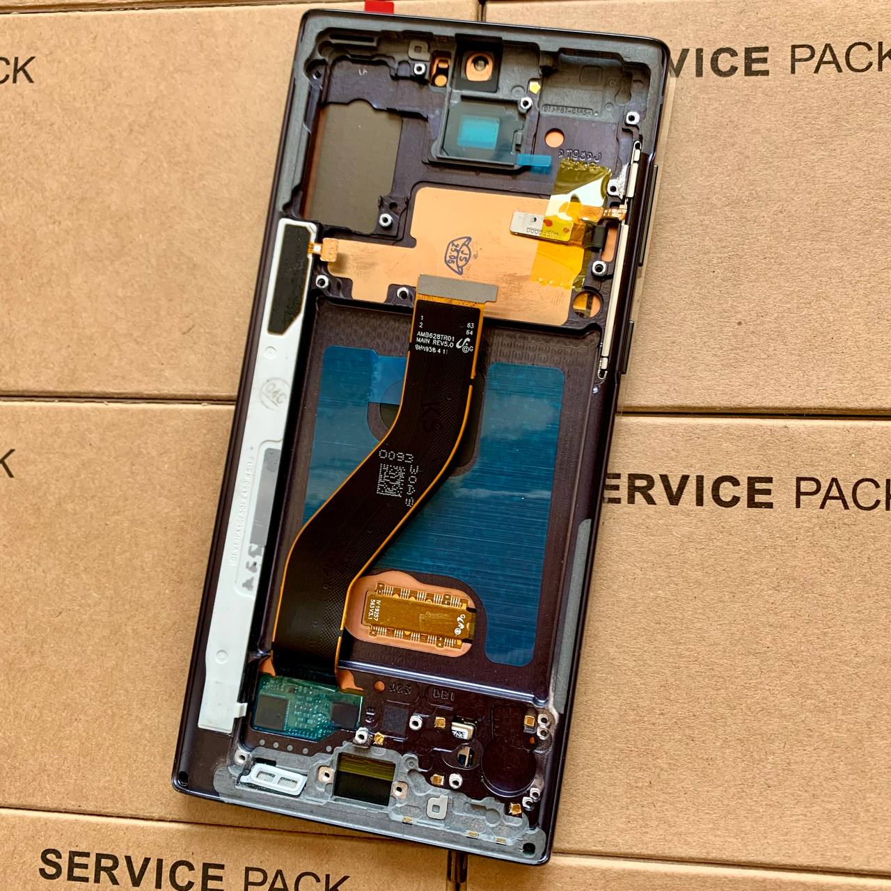 Дисплей Samsung N970 Galaxy Note 10 black, з рамкою, OLED