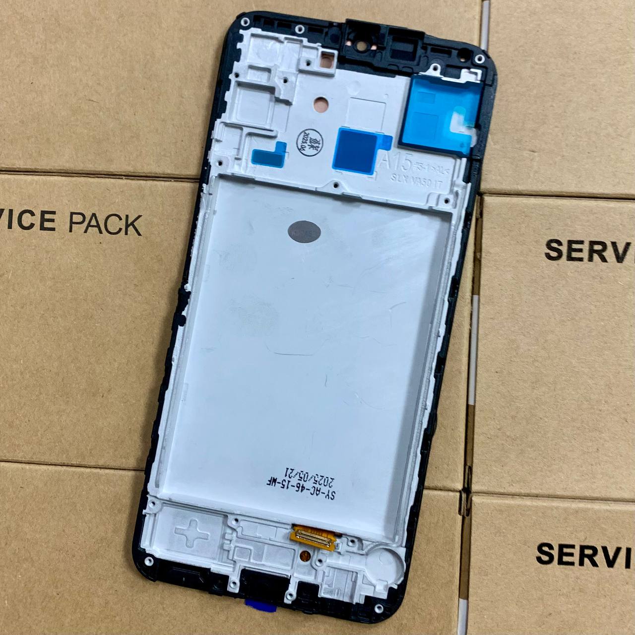 Дисплей Samsung A155 Galaxy A15 5G 2023 black, з рамкою, OLED