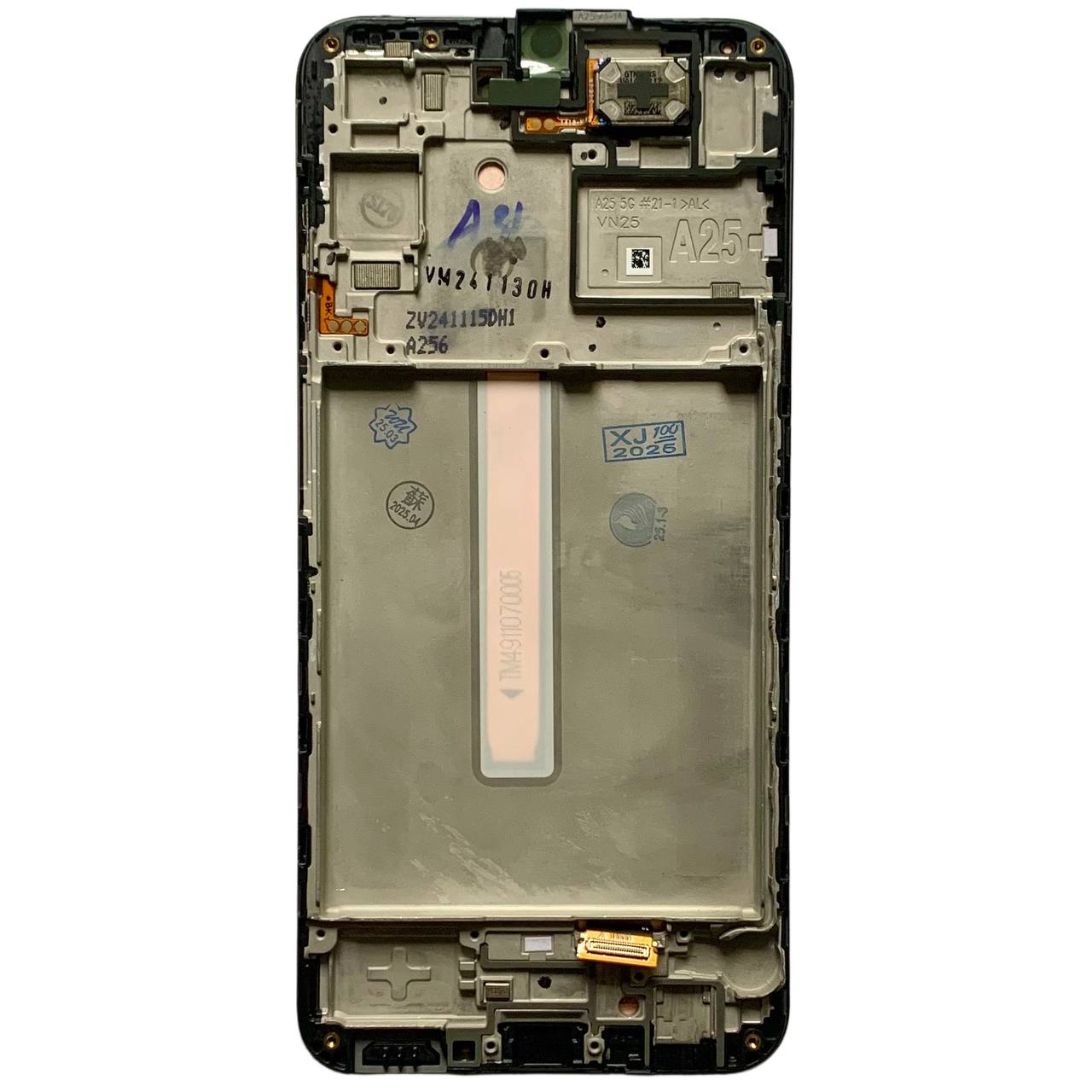 Дисплей Samsung A256 Galaxy A25 5G 2023 black, с рамкой, Service Pack Original