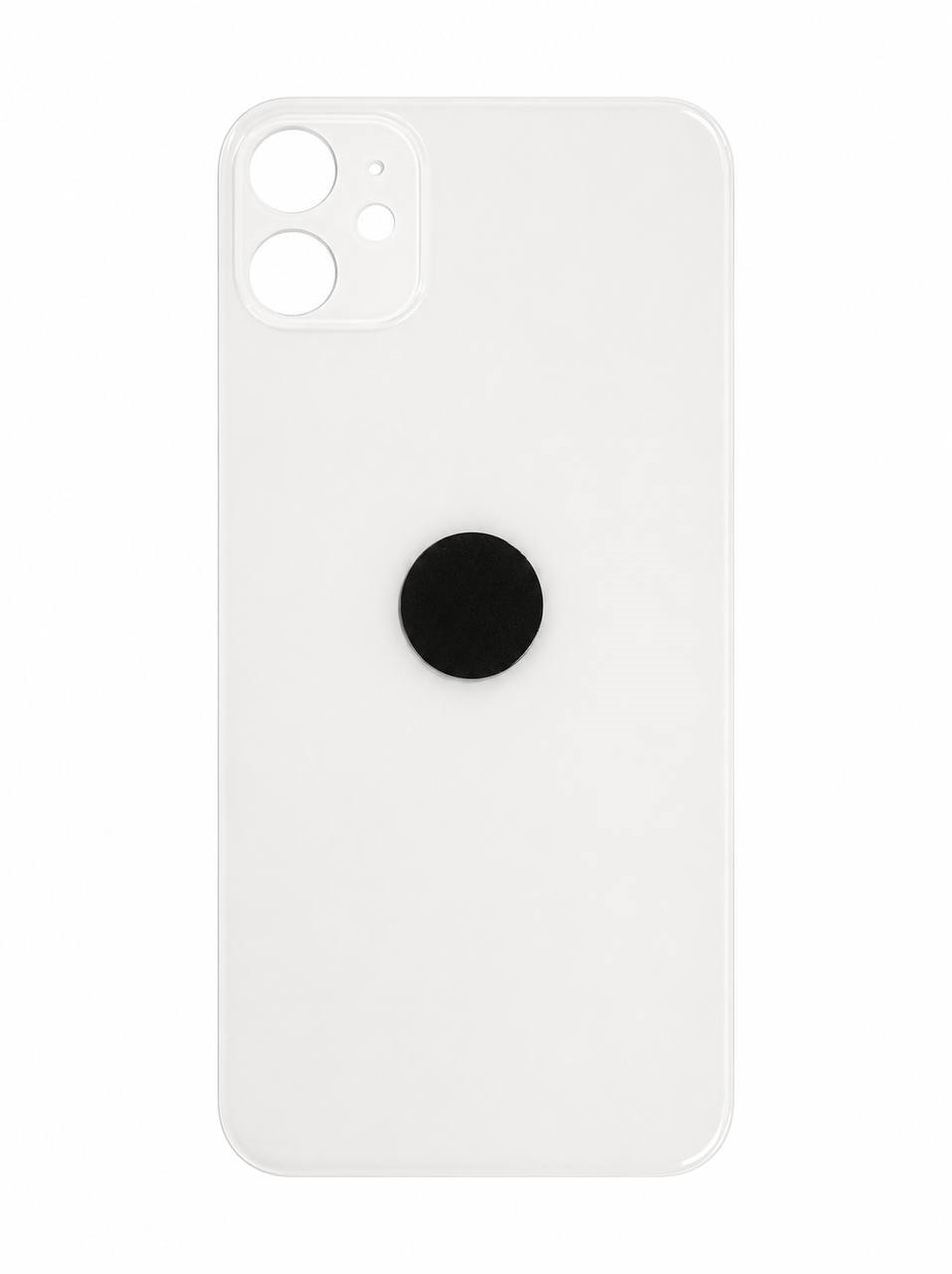 Задня кришка корпуса iPhone 11 white, великий виріз під камеру, 1:1 Original