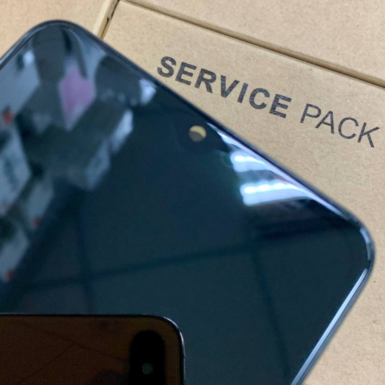 Дисплей Samsung M127F Galaxy M12 black (M127F_REV0.1), з рамкою, Service Pack Original