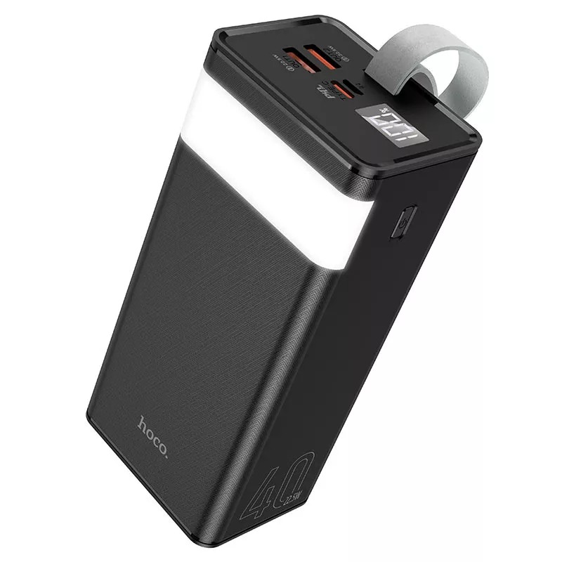 Power Bank Hoco J86 Powermaster fully compatible PD20W | QC | LCD | Lamp 40000mAh black