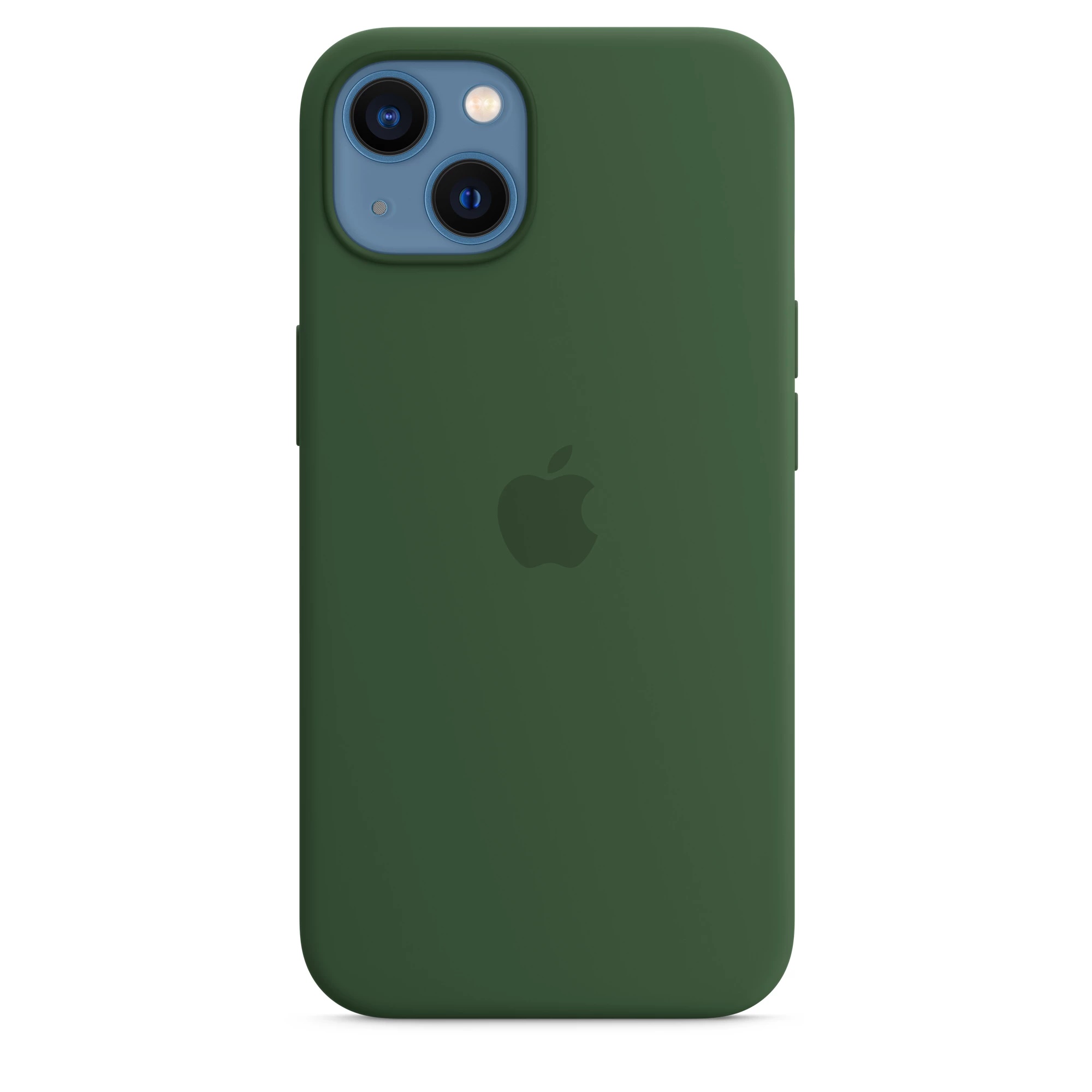 Чохол Silicone Case 1:1 for iPhone 13 Pro Max with MagSafe animation, clover