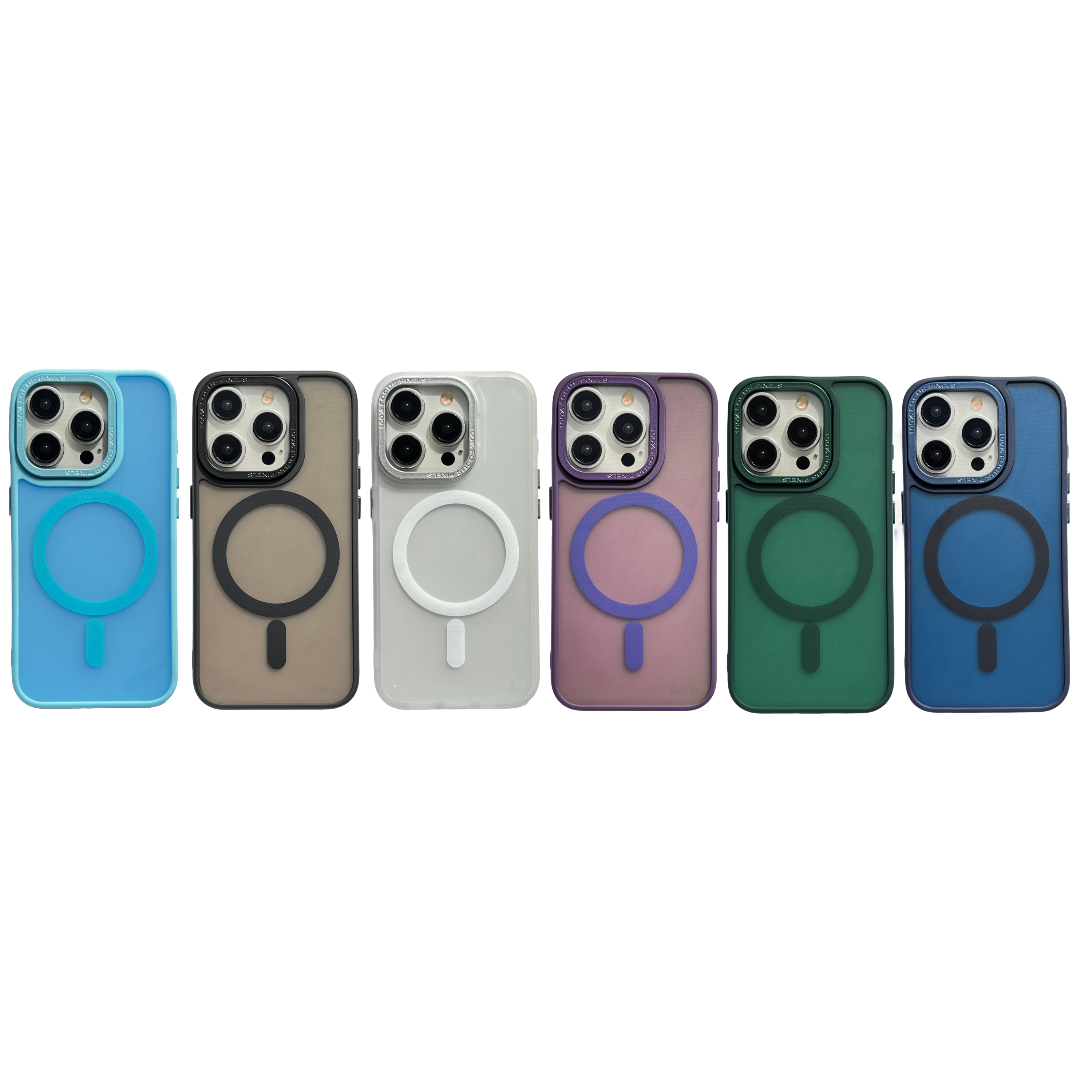 Чохол Matte MAGNETIC for iPhone 15 Pro with MagSafe dark green