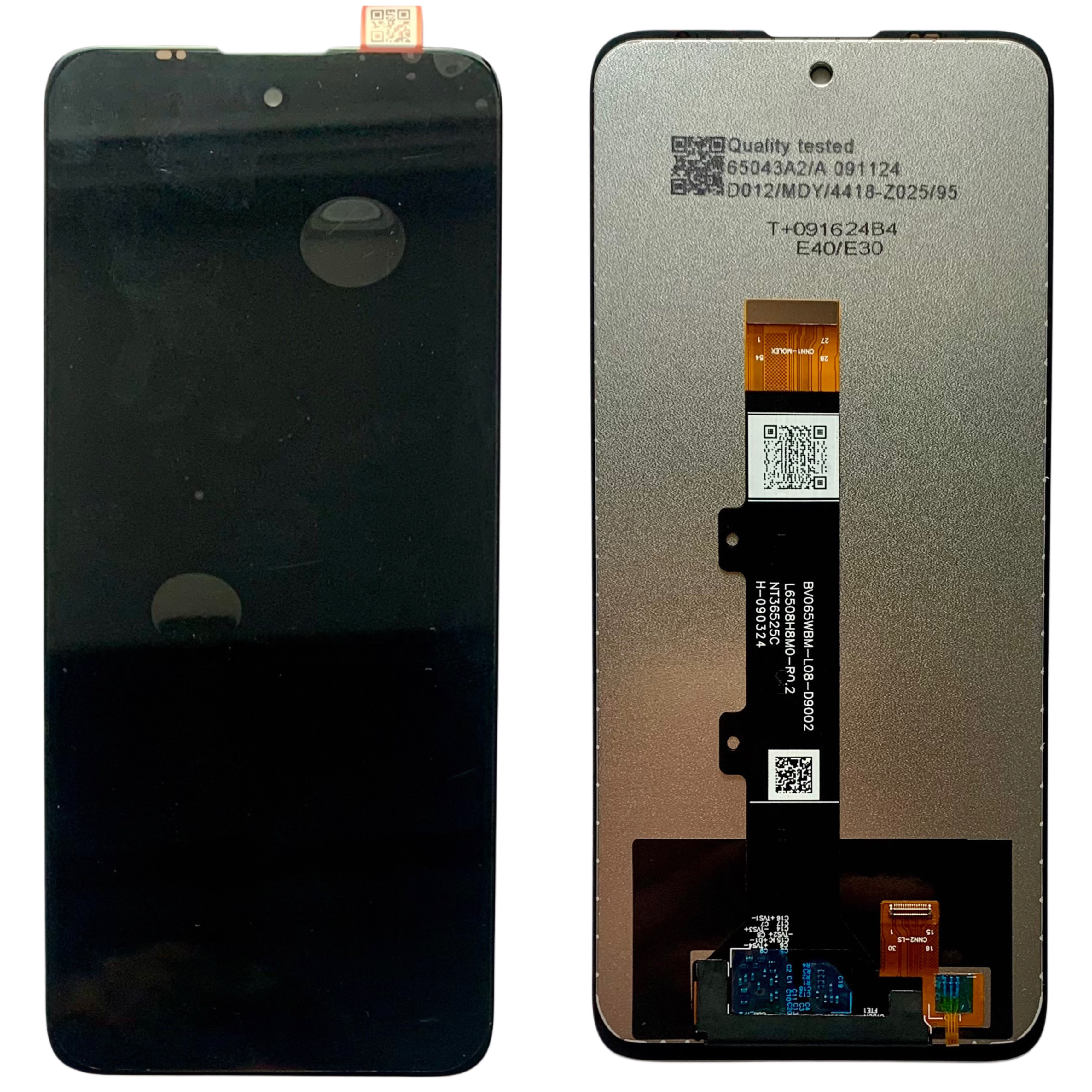 Дисплей Motorola Moto E30 | Moto E40 black, без рамки, Service Pack Original