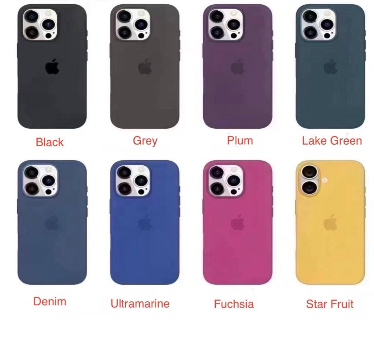 Чехол Silicone Case 1:1 for iPhone 16 with MagSafe animation lake green