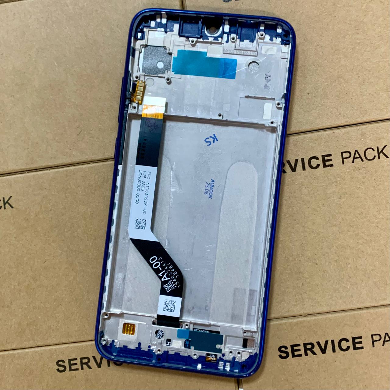 Дисплей Xiaomi Redmi Note 7 | Redmi Note 7S | Note 7 Pro blue, з рамкою, Original (PRC)