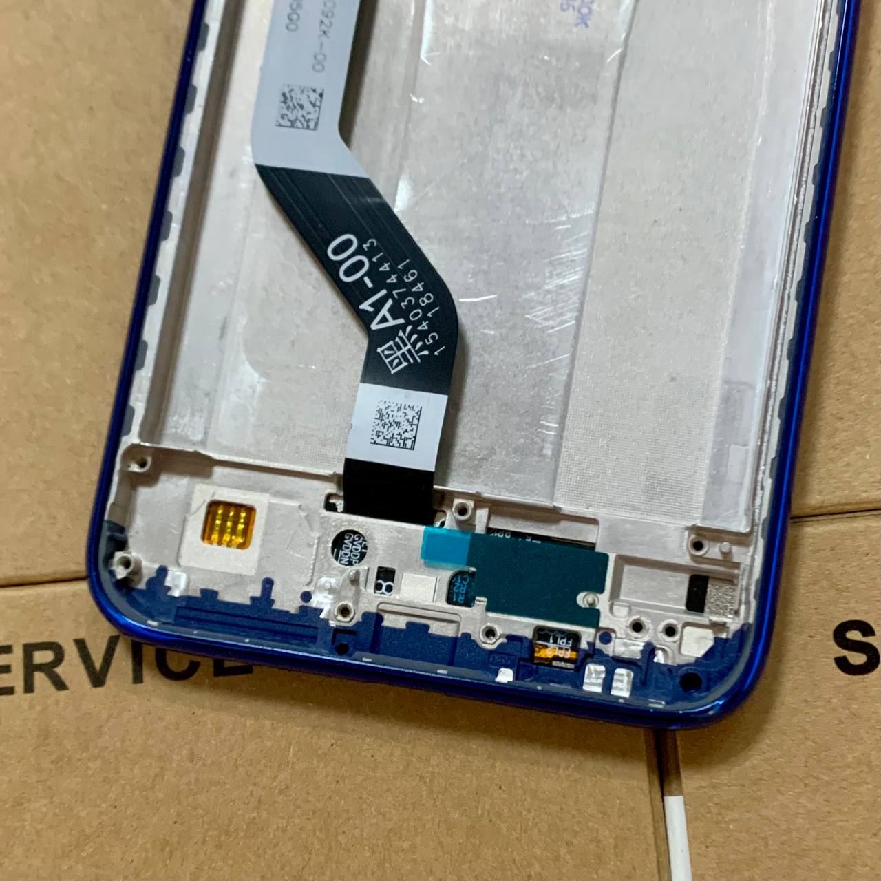 Дисплей Xiaomi Redmi Note 7 | Redmi Note 7S | Note 7 Pro blue, з рамкою, Original (PRC)