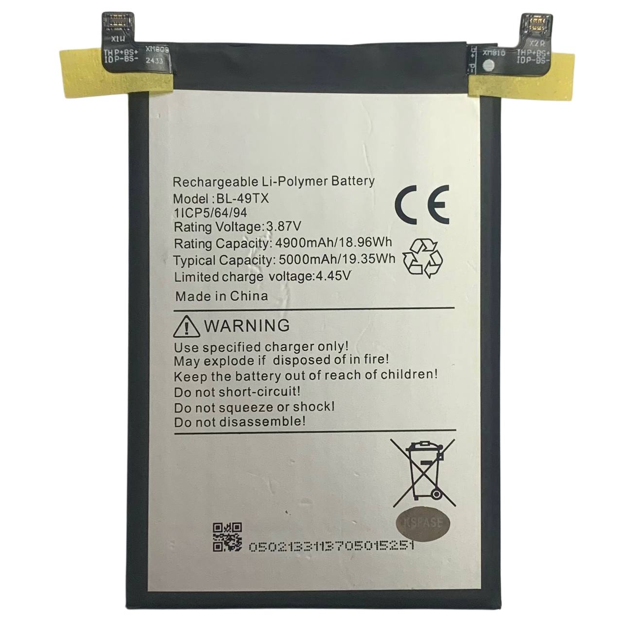 Аккумулятор BL-49TX для Infinix Note 30 | Note 30 5G, Original (China)