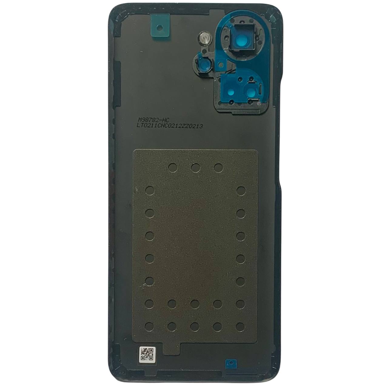 Задняя крышка Huawei Honor X7A black (со стеклом камеры)