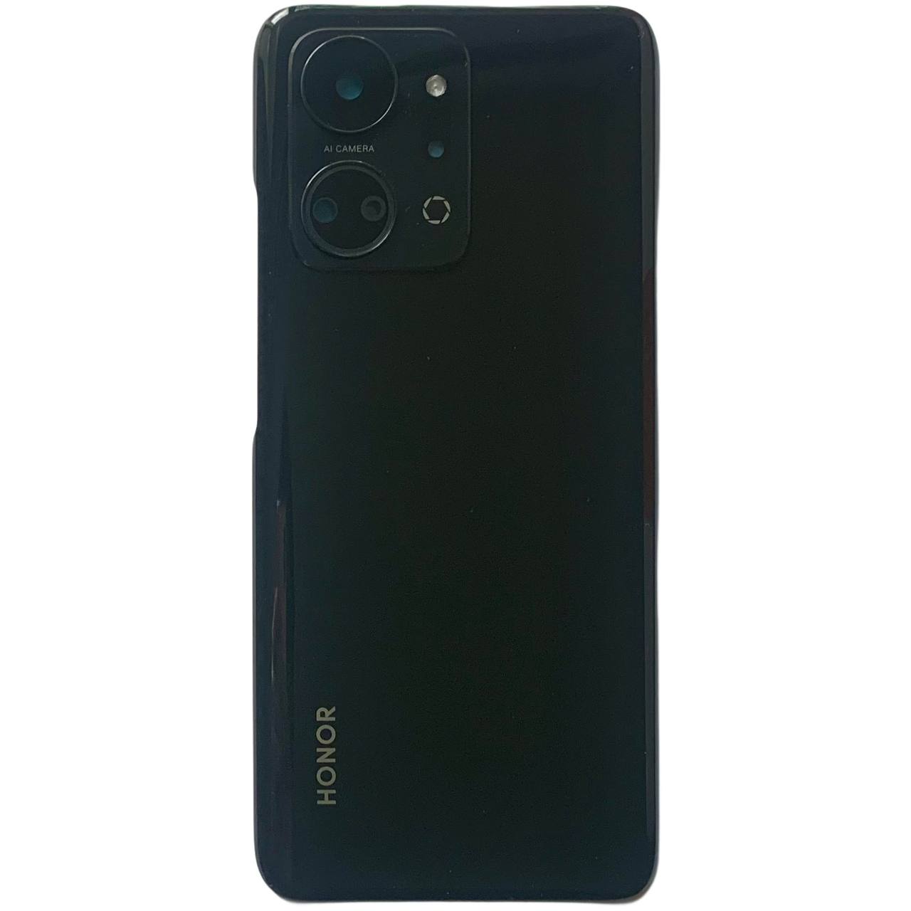 Задняя крышка Huawei Honor X7A black (со стеклом камеры)