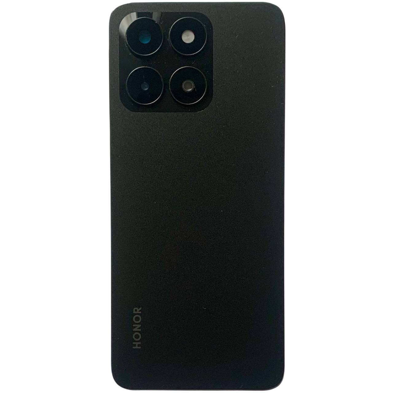 Задняя крышка Huawei Honor X6A black (со стеклом камеры)