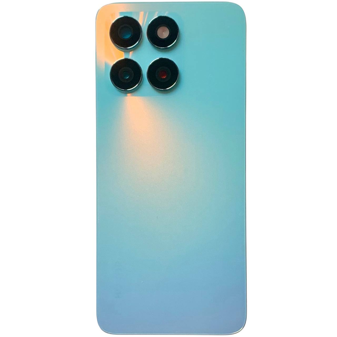 Задняя крышка Huawei Honor X6A blue (со стеклом камеры)