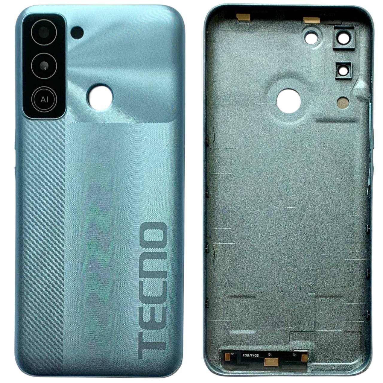 Задня кришка Tecno Pop 5 LTE light blue (без скла камери)