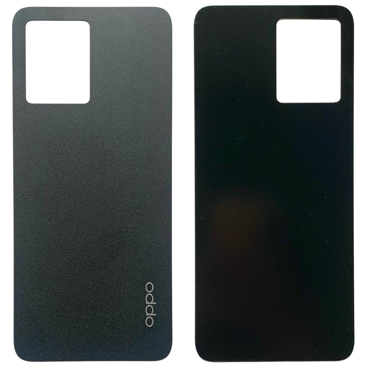 Задняя крышка OPPO Reno 7 black (без стекла камеры)