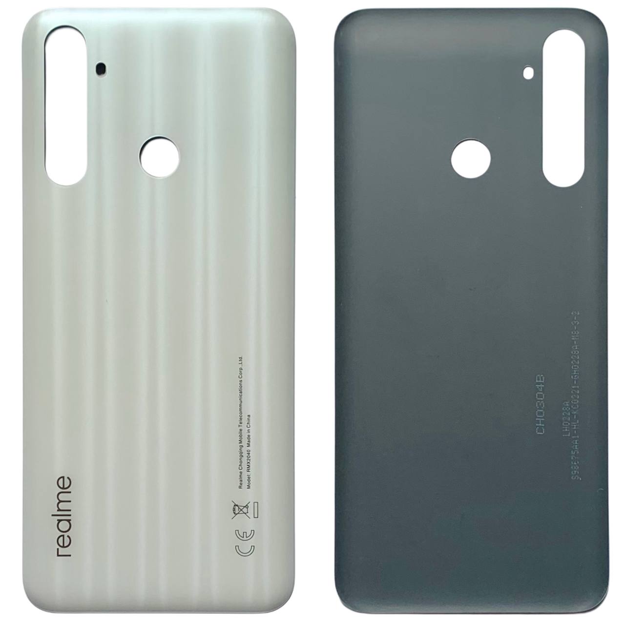 Задня кришка Realme 6i white (без скла камери)