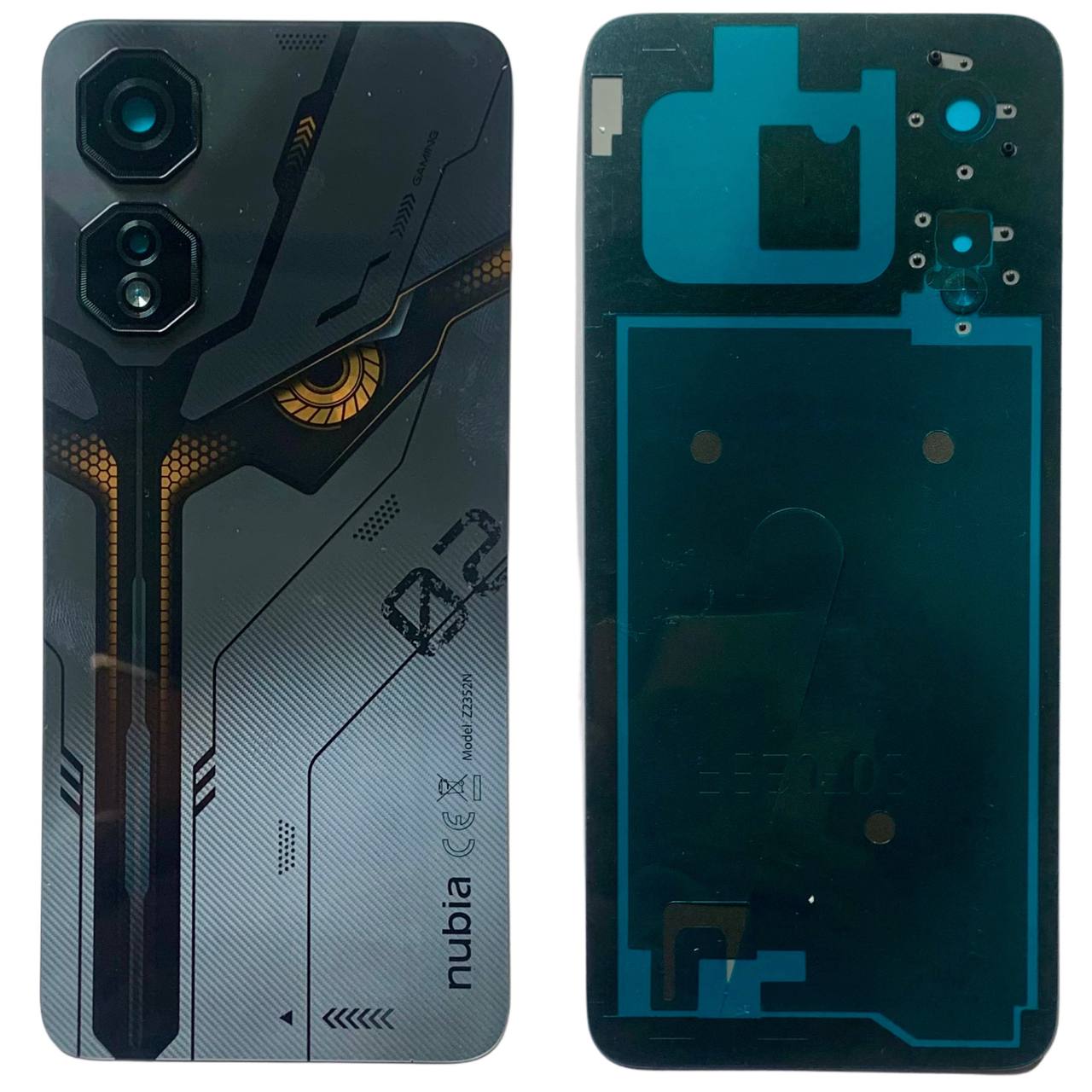 Задня кришка ZTE Nubia Neo 2 5G gray (зі склом камери)