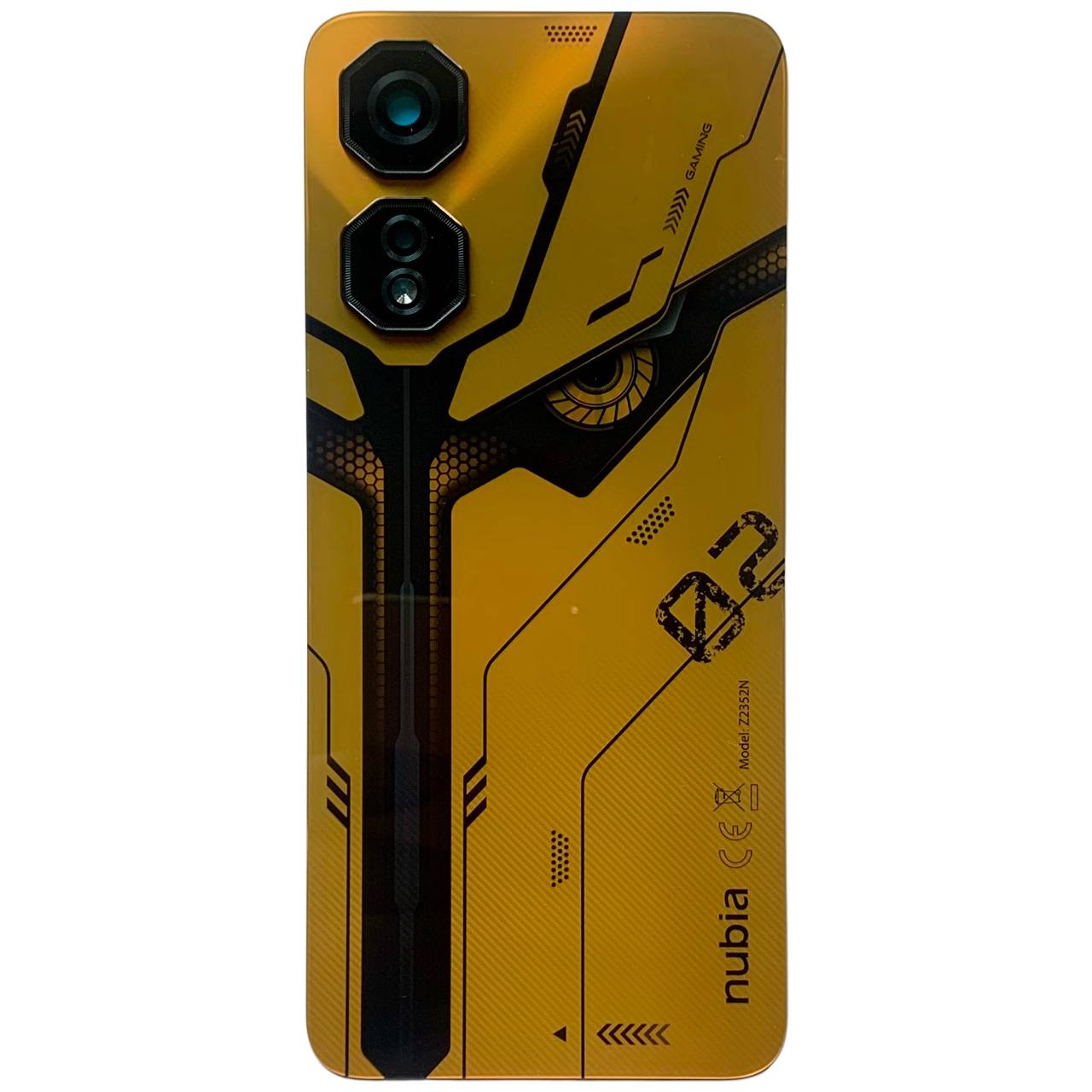 Задня кришка ZTE Nubia Neo 2 5G yellow (зі склом камери)