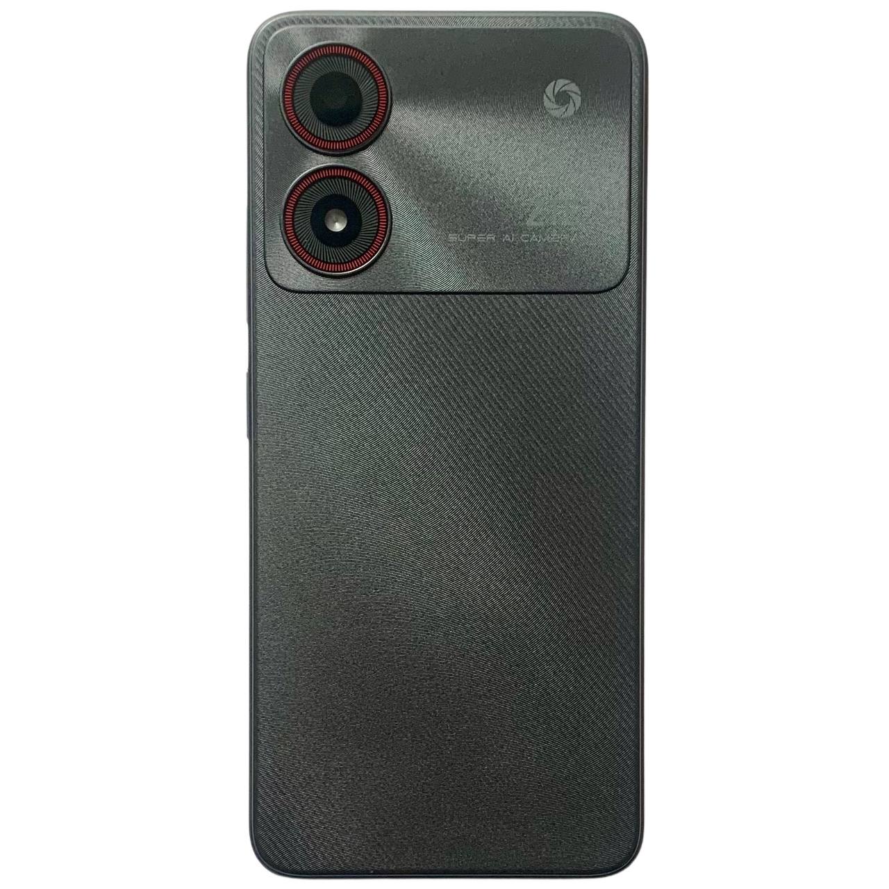 Задня кришка ZTE Blade A34 gray (зі склом камери)