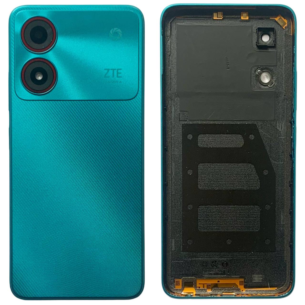 Задня кришка ZTE Blade A34 green (зі склом камери)