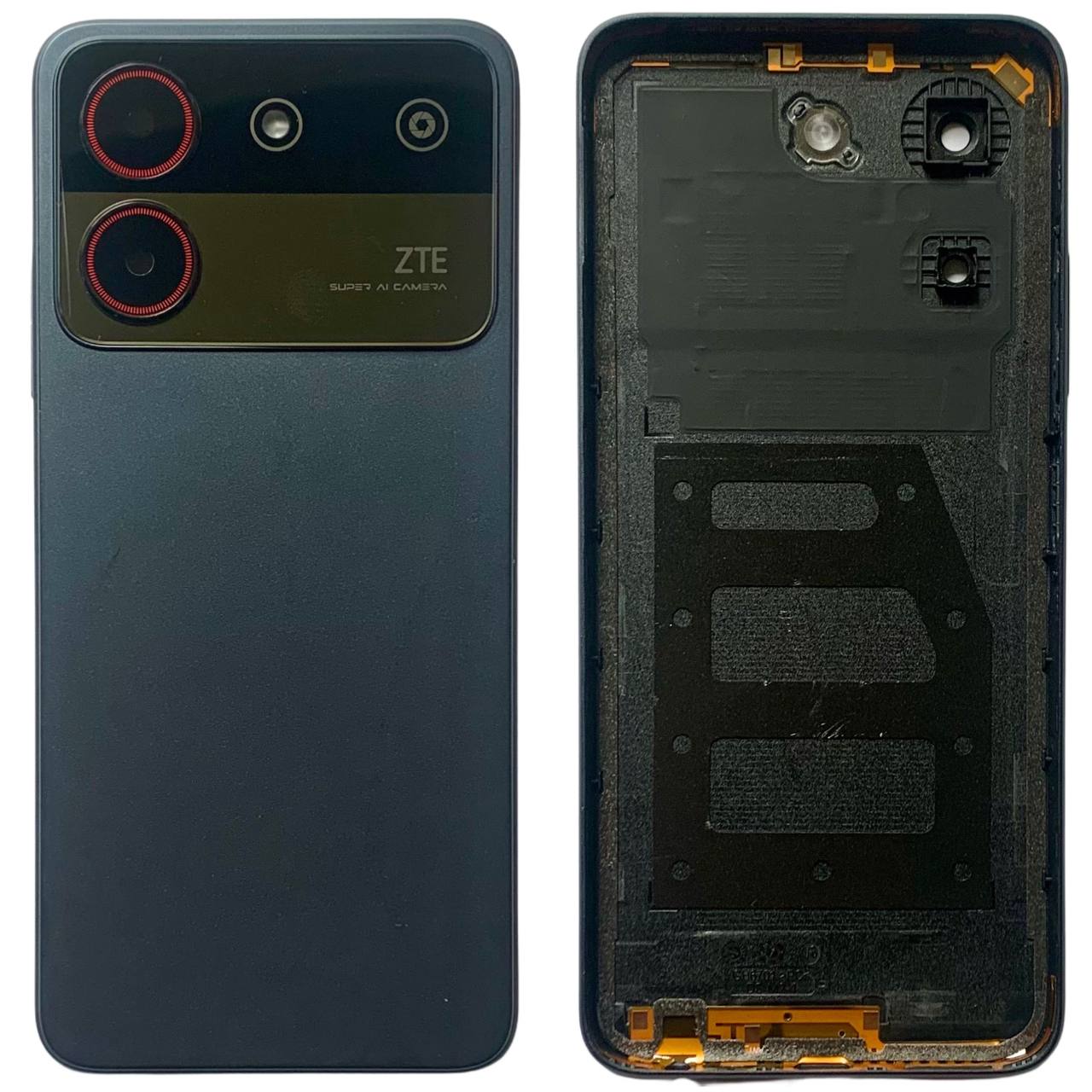 Задня кришка ZTE Blade A54 black (зі склом камери)
