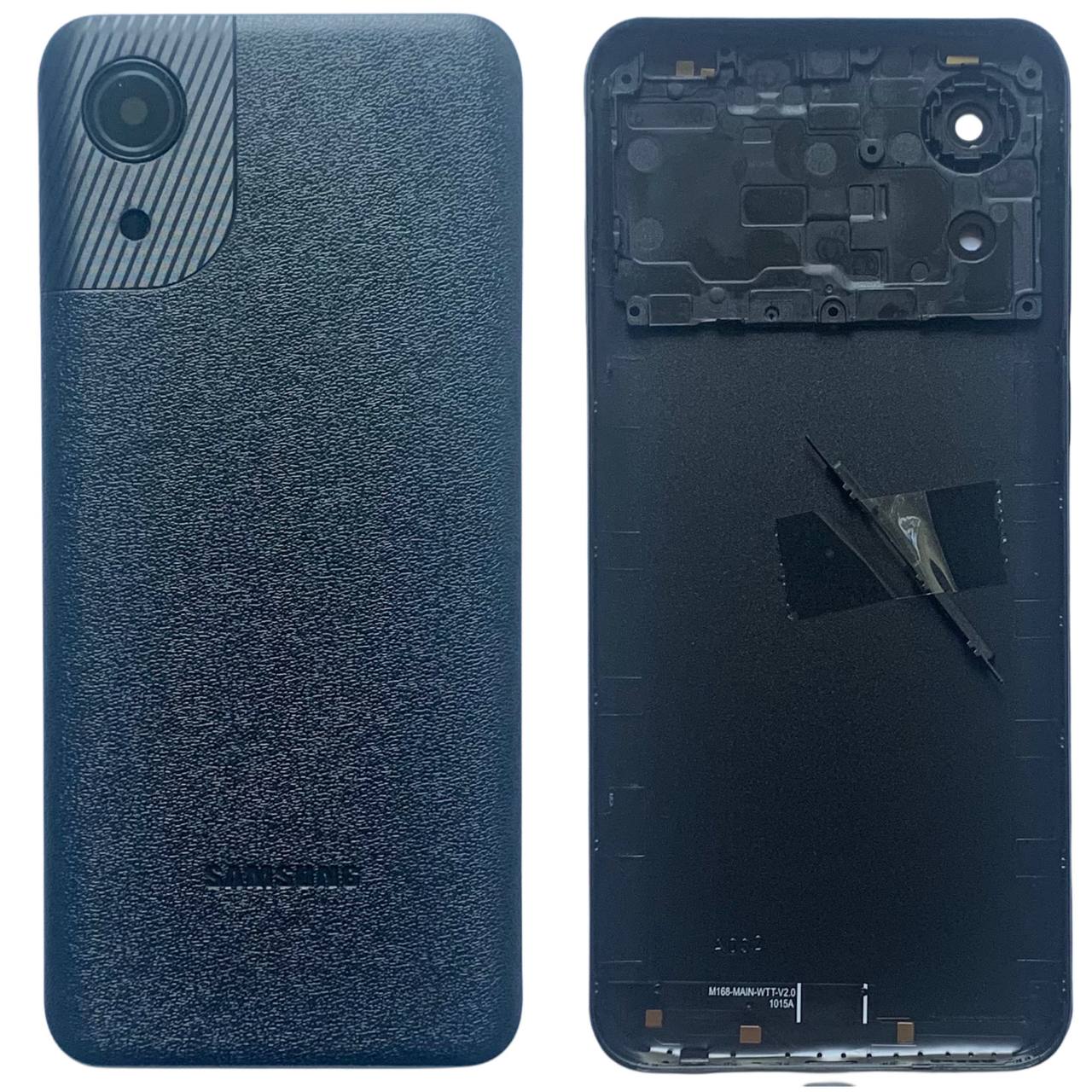 Задняя крышка Samsung A032 Galaxy A03 Core 2021 black (со стеклом камеры)