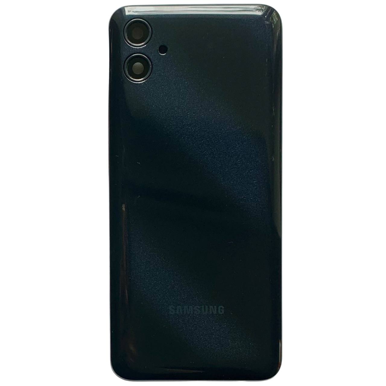 Задняя крышка Samsung A042 Galaxy A04e 2022 black (со стеклом камеры)